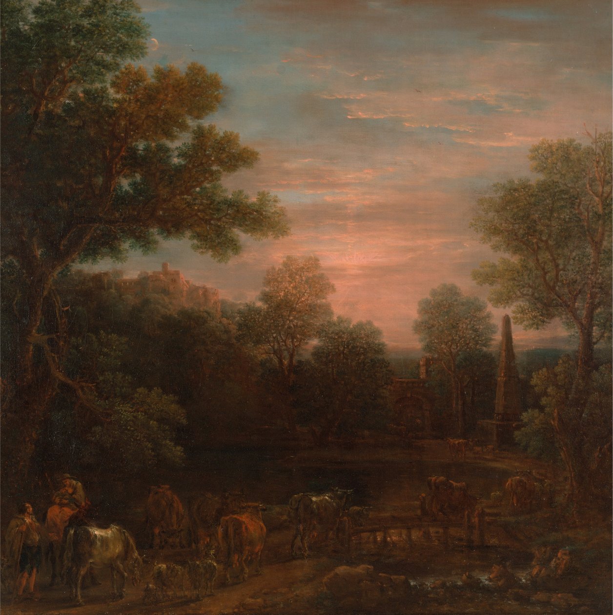Paysage classique : Soirée - John Wootton