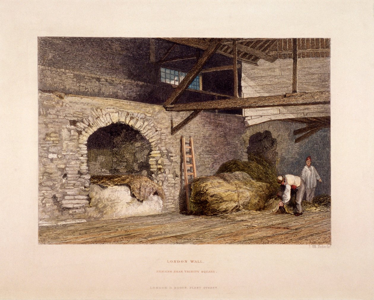 Trinity Square, Londres, 1851 - John Wykeham Archer