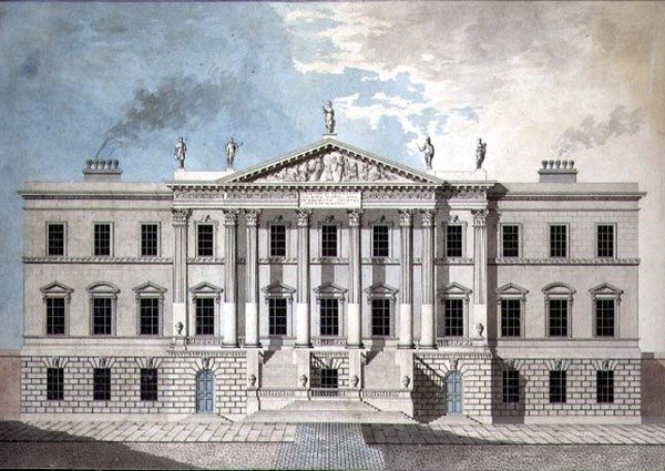 Conception pour un palais néoclassique - John Yenn