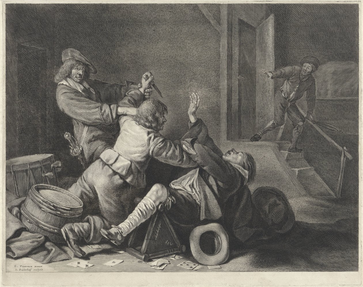 Combat dans un intérieur - Jonas Suyderhoef