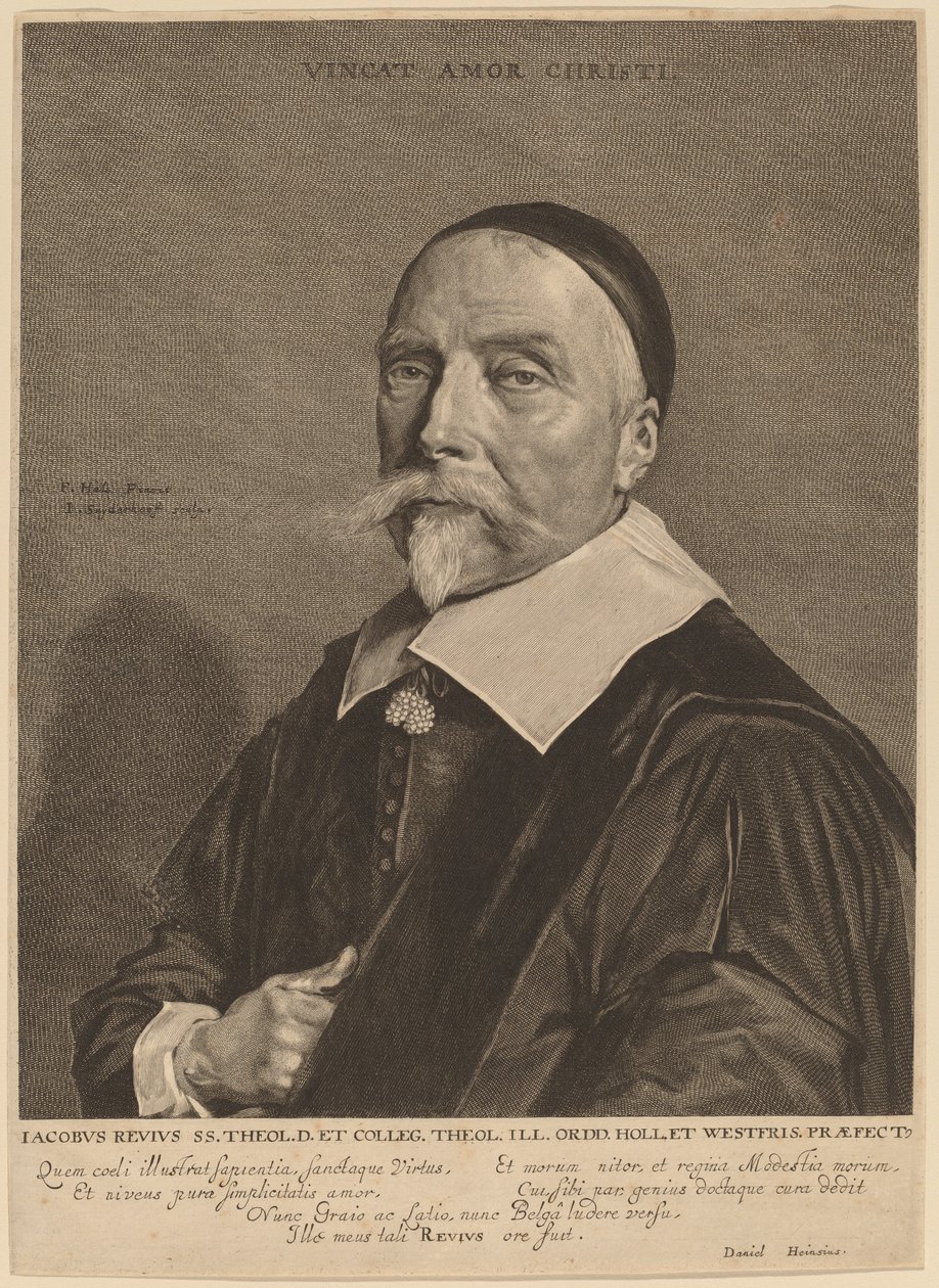 Jacob Revius - Jonas Suyderhoff after Frans Hals