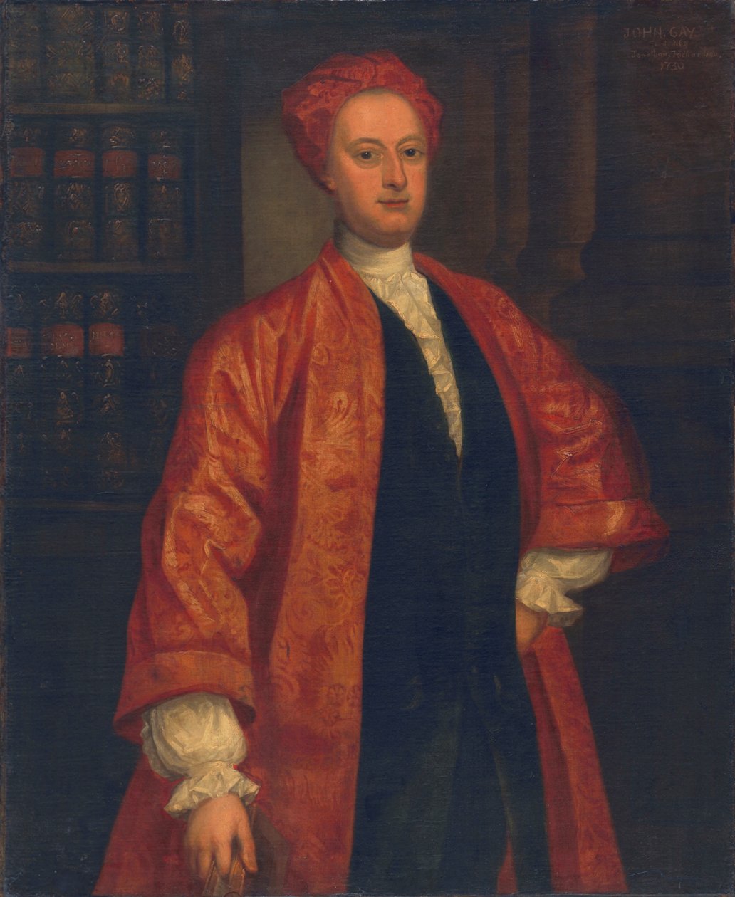 Homme inconnu, appelé John Gay - Jonathan Richardson
