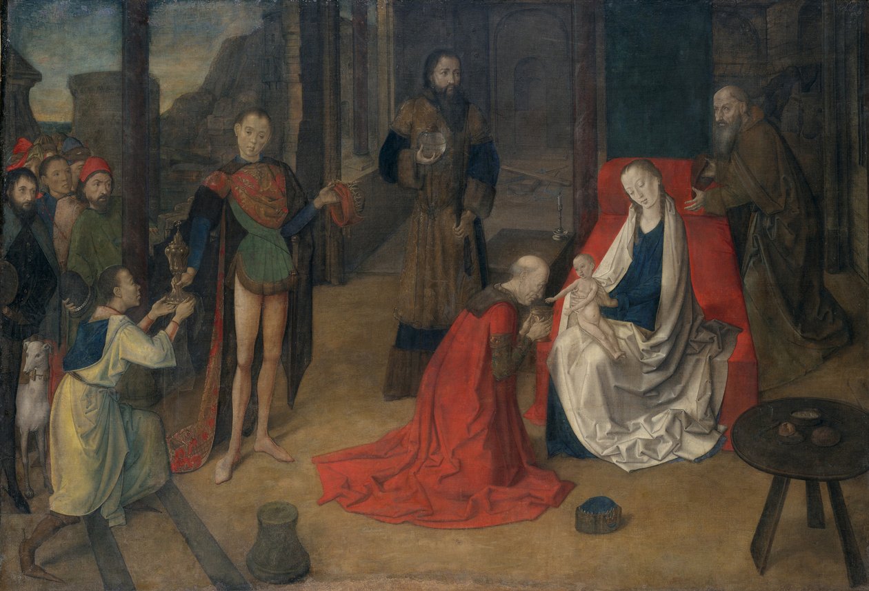 Adoration des Mages, 1465 - Joos van Wassenove