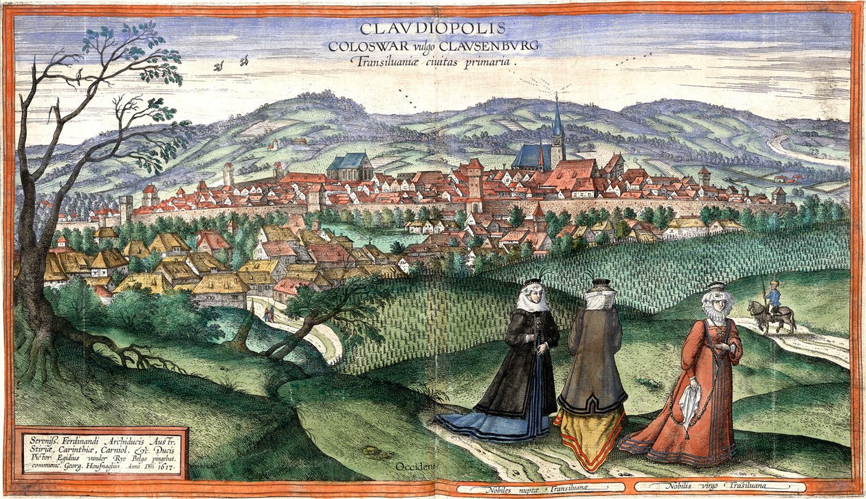 Clavdiopolis, Coloswar vulgo Clavsenbvrg, ville principale de Transylvanie - Joris Hoefnagel