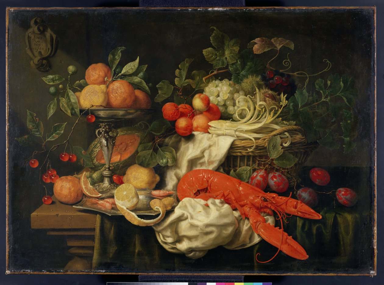Nature morte avec homard, 1660 - Joris van Son