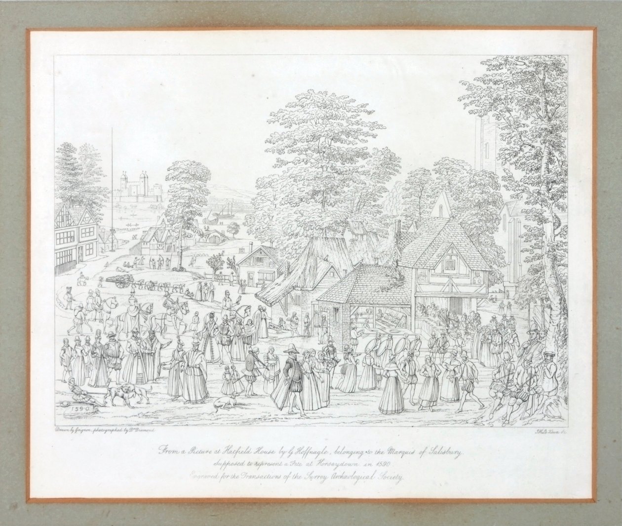 Fête à Horseydown vers 1590 - Joris Hoefnagel