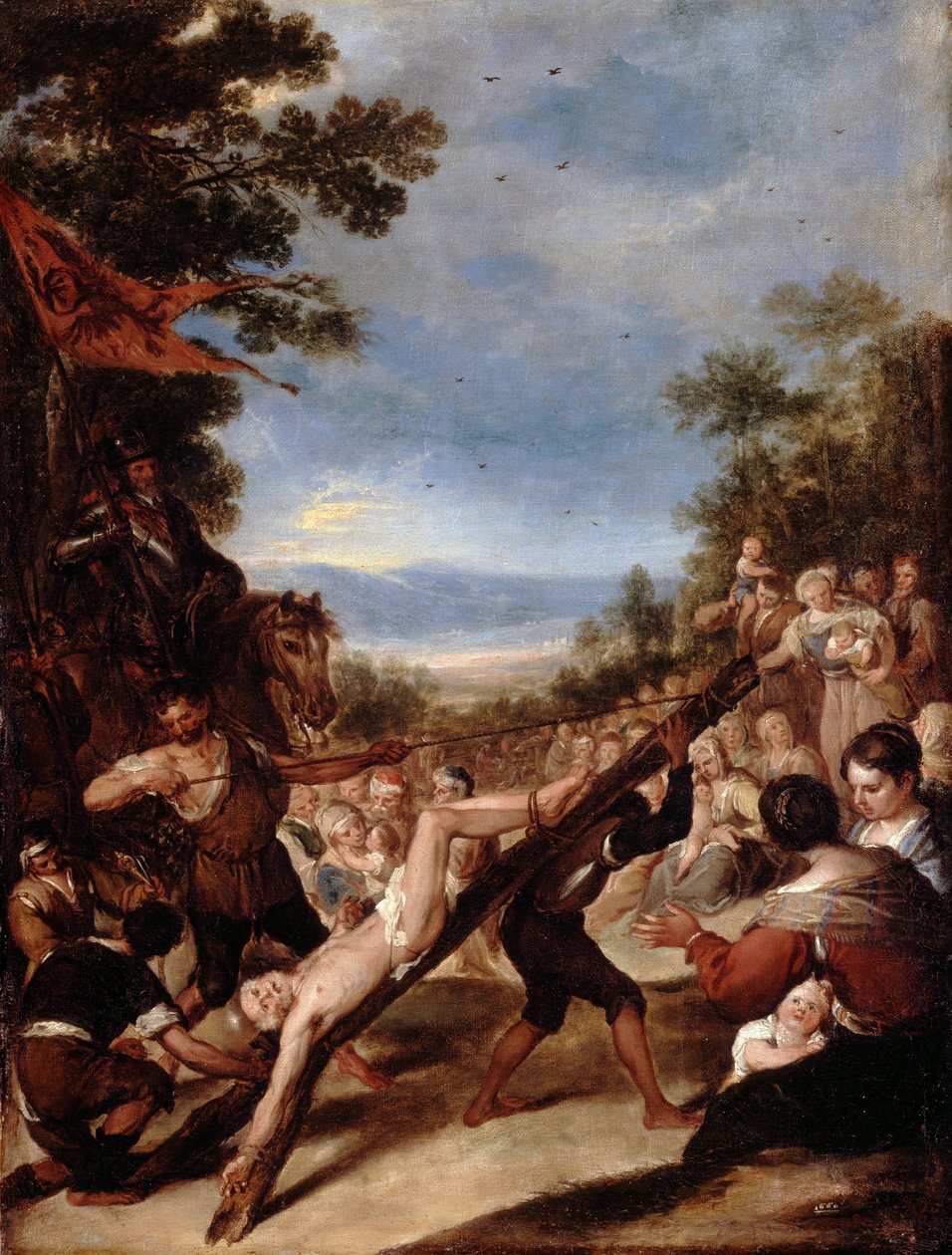 La crucifixion de Saint Pierre - José Antolínez