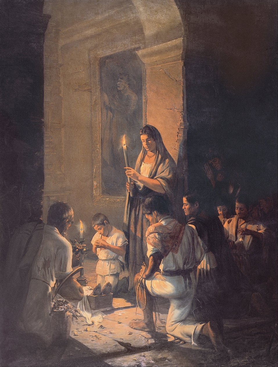 La veillée - José María Jara
