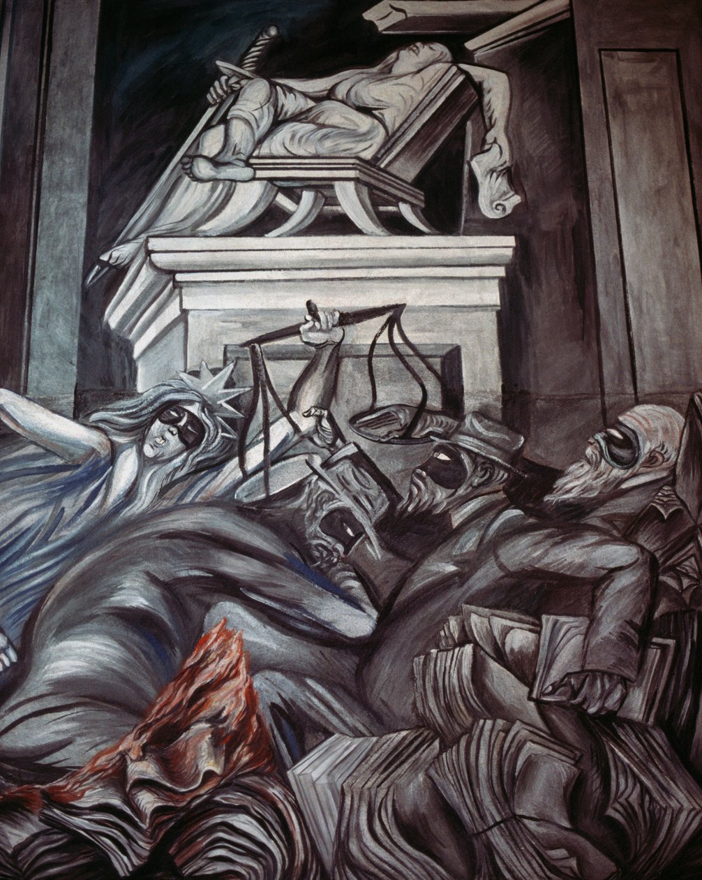 Justice (détail) - José Clemente Orozco