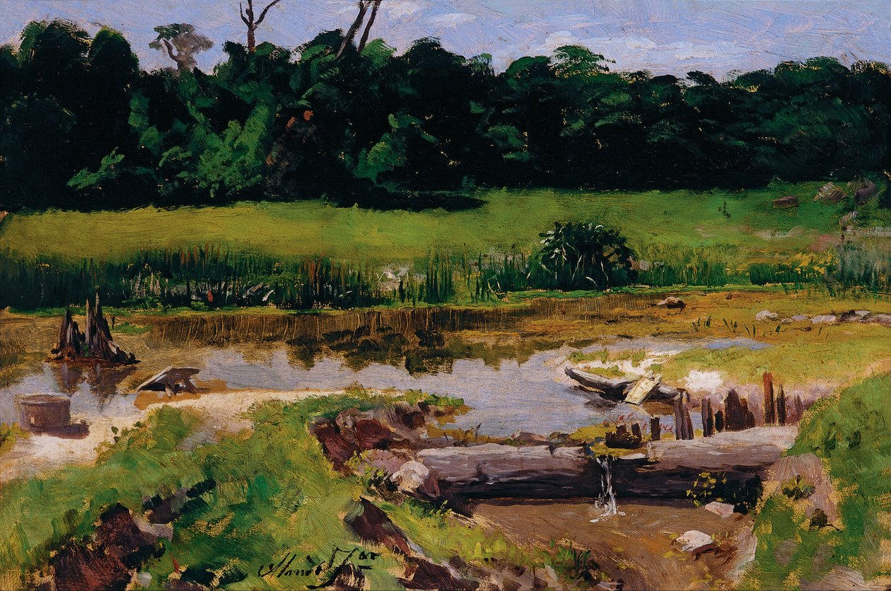 Paysage fluvial - José Ferraz de Almeida Júnior