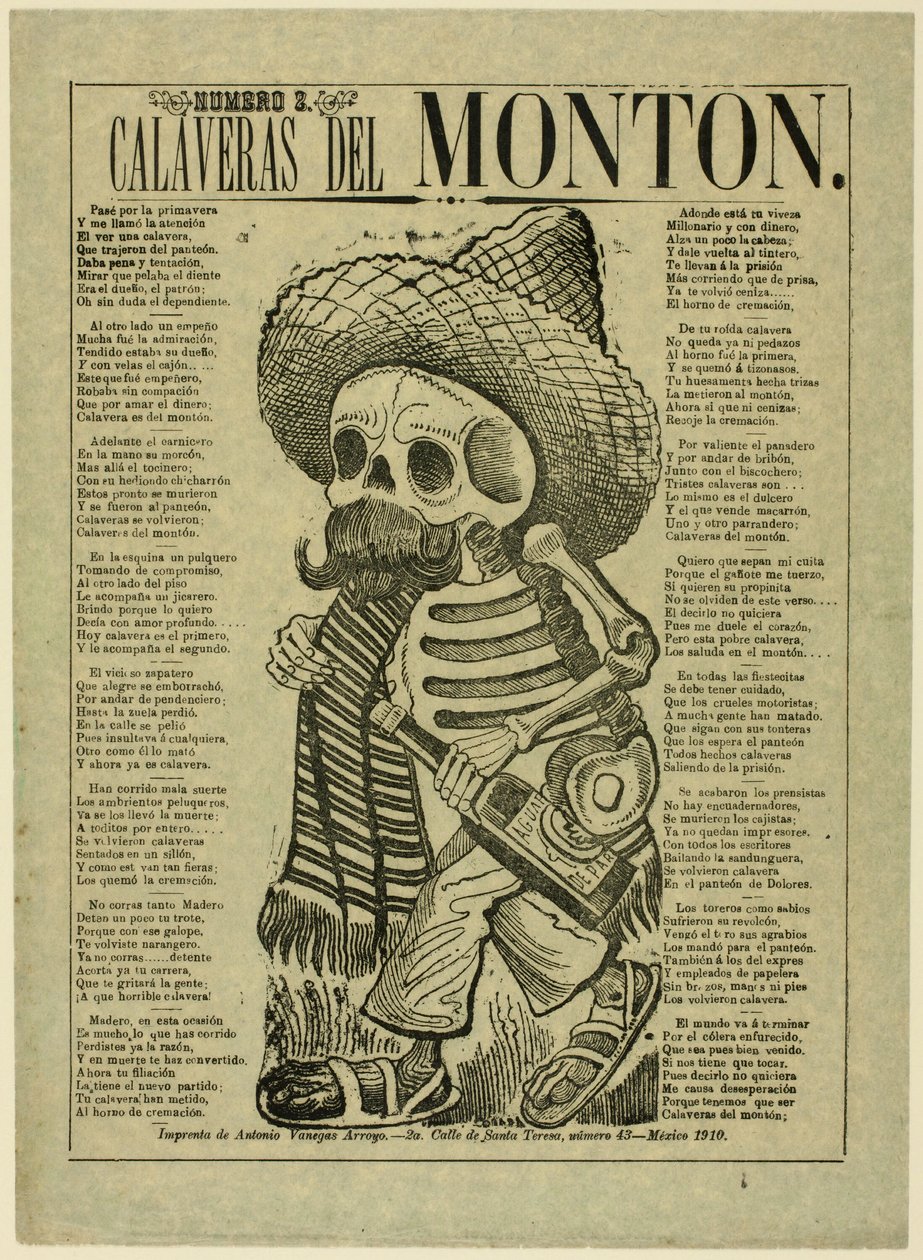 Calavera des masses, n° 2 - José Guadalupe Posada