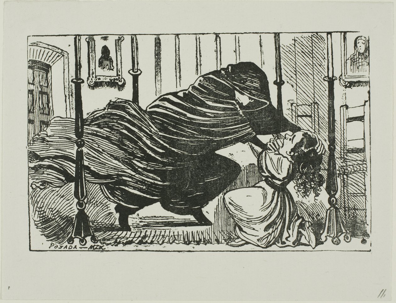 Illustration pour une histoire - José Guadalupe Posada