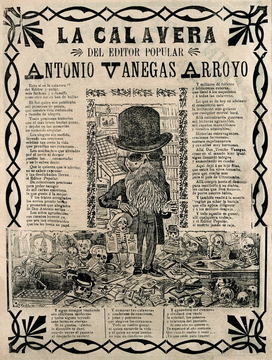 Gravure populaire par José Guadalupe Posada - José Guadalupe Posada