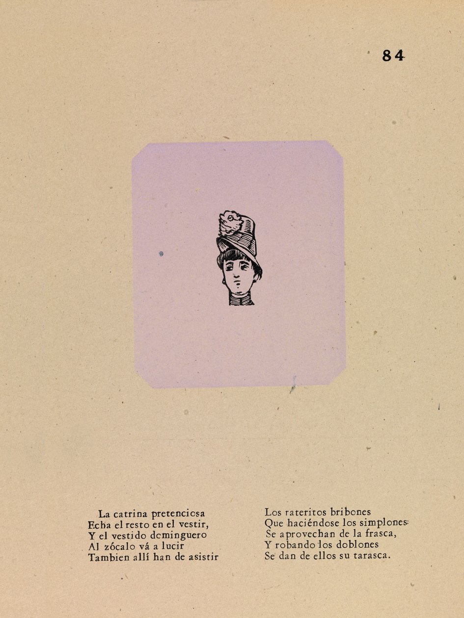 Coquette prétentieuse - José Guadalupe Posada
