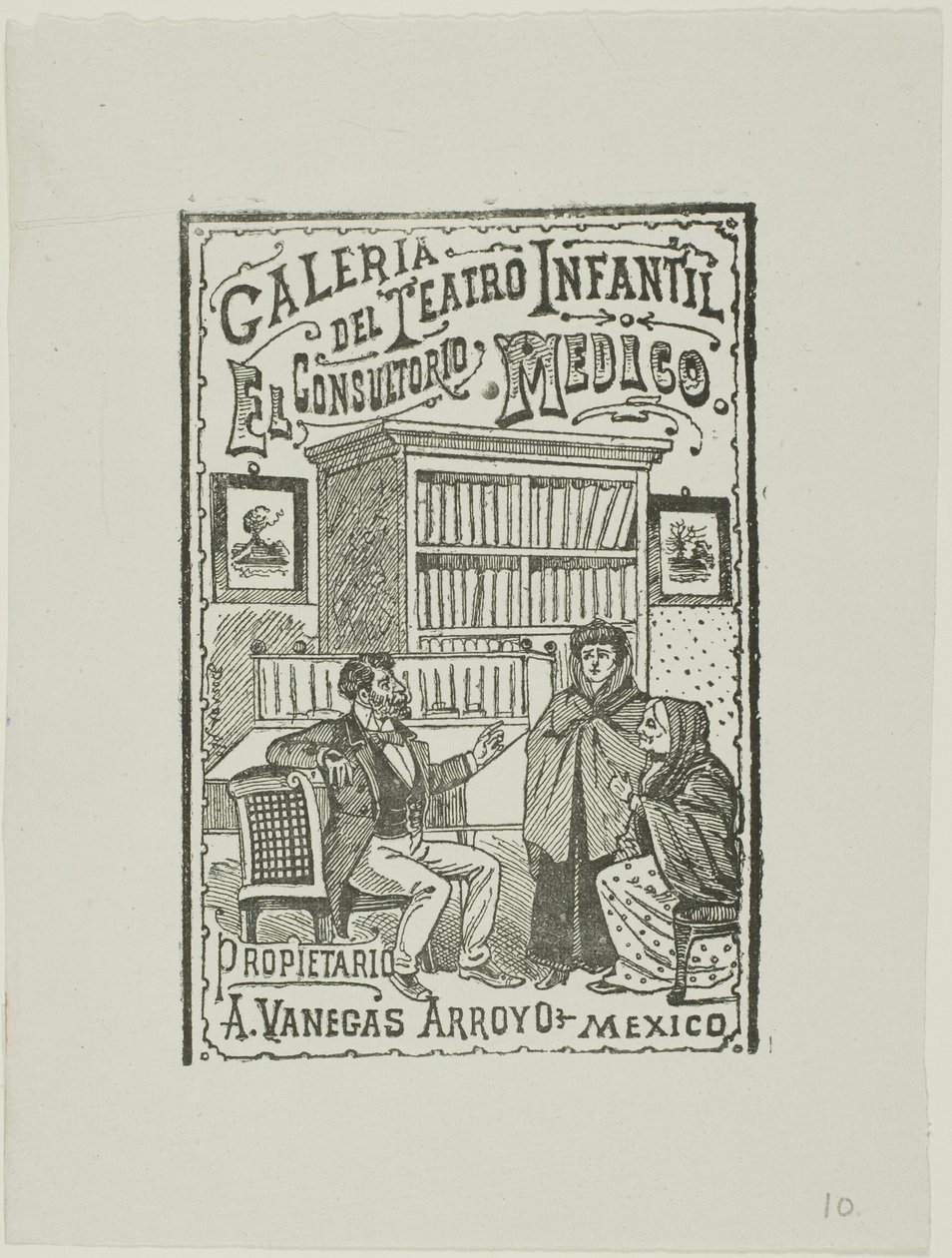 Le cabinet du médecin - José Guadalupe Posada