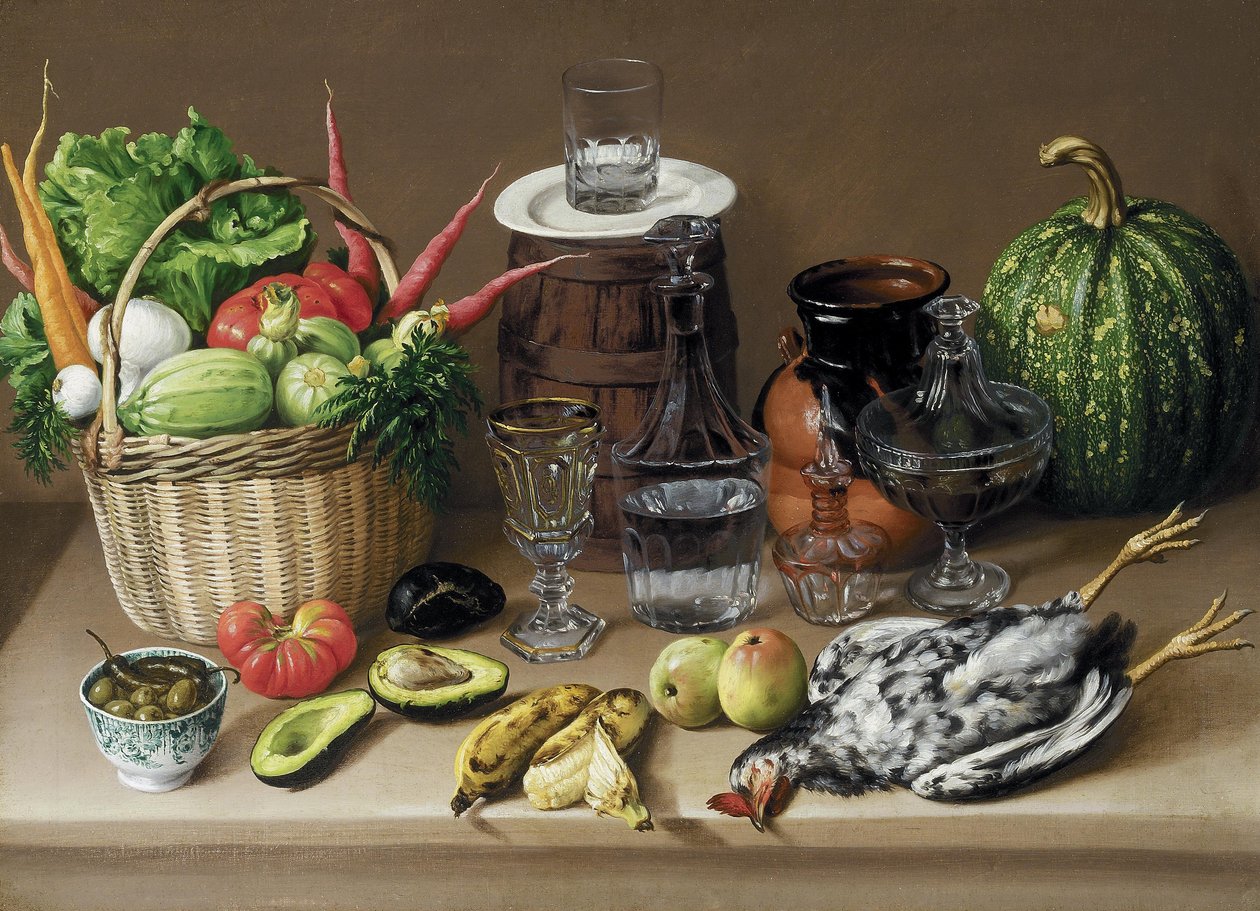 Nature morte, c.1870 - Jose Agustin Arrieta