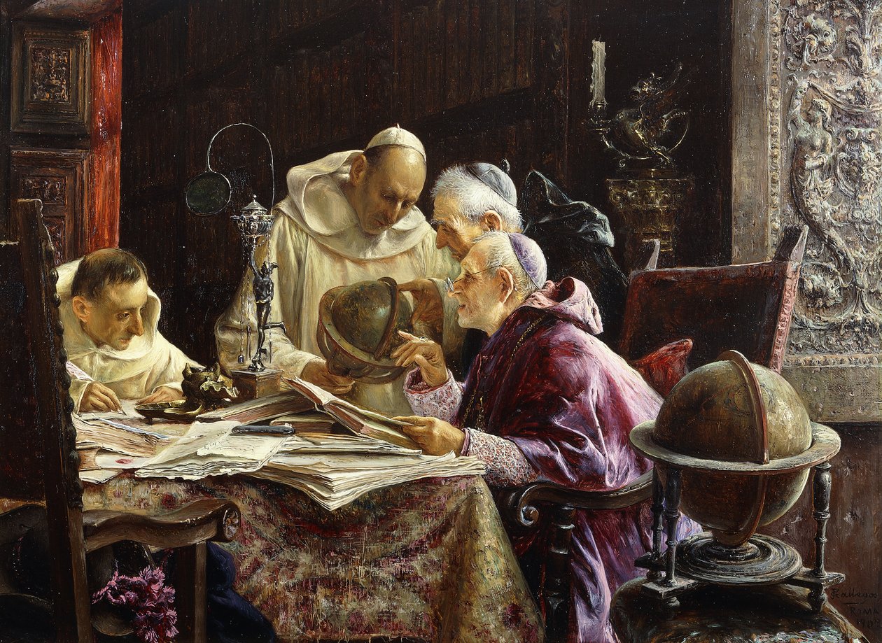 Les Géographes, 1902 - Jose Gallegos Arnosa