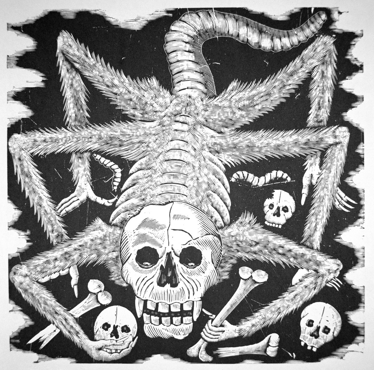 Calavera Huertista, vers 1910 (gravure) - José Guadalupe Posada