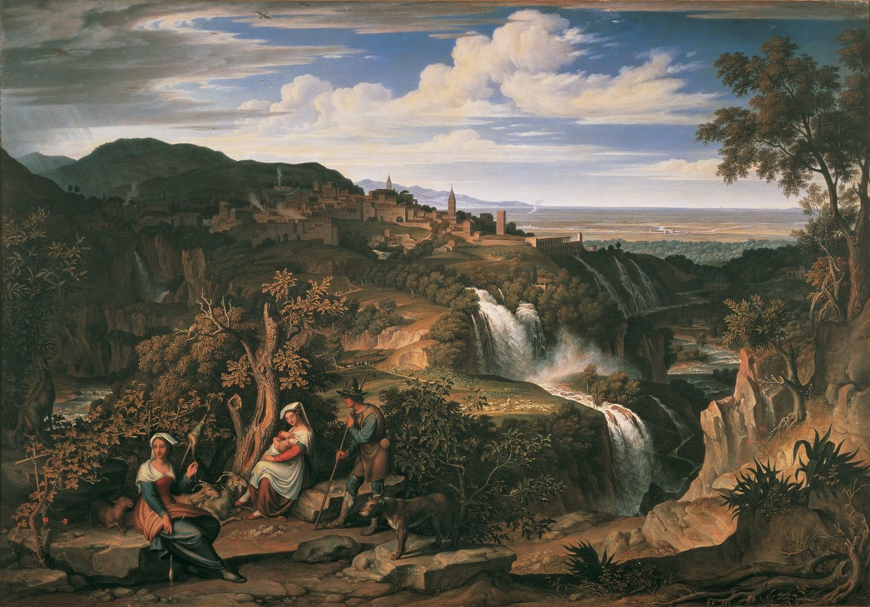 Les chutes de Tivoli près de Rome - Josef Anton Koch