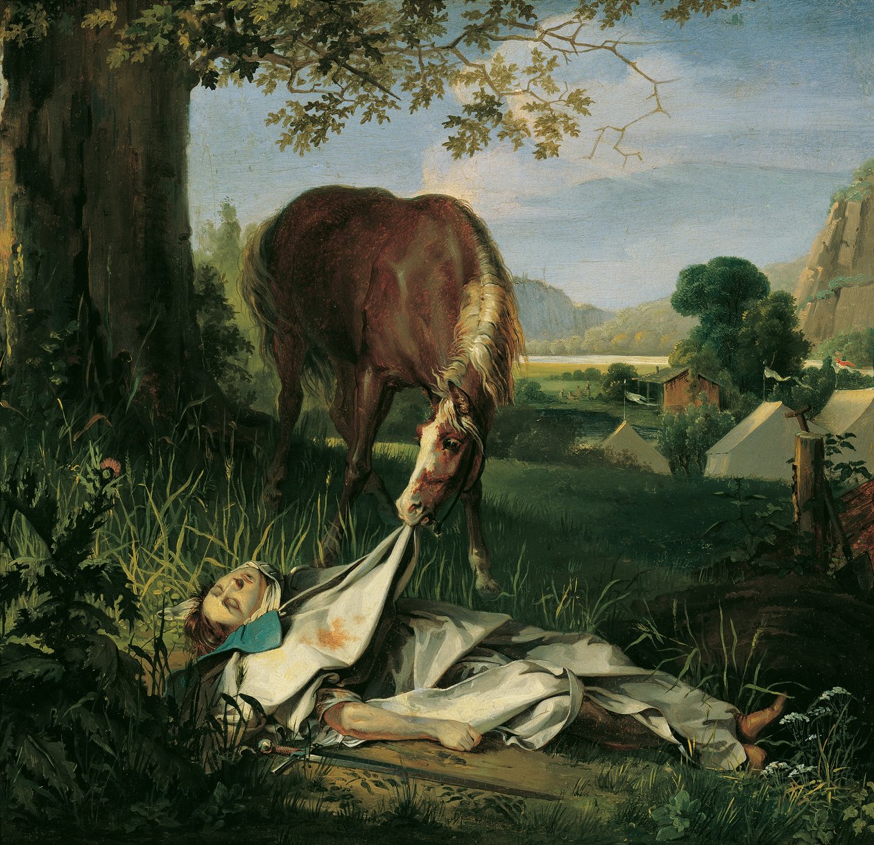 Tombe de Wallstein - Josef Danhauser