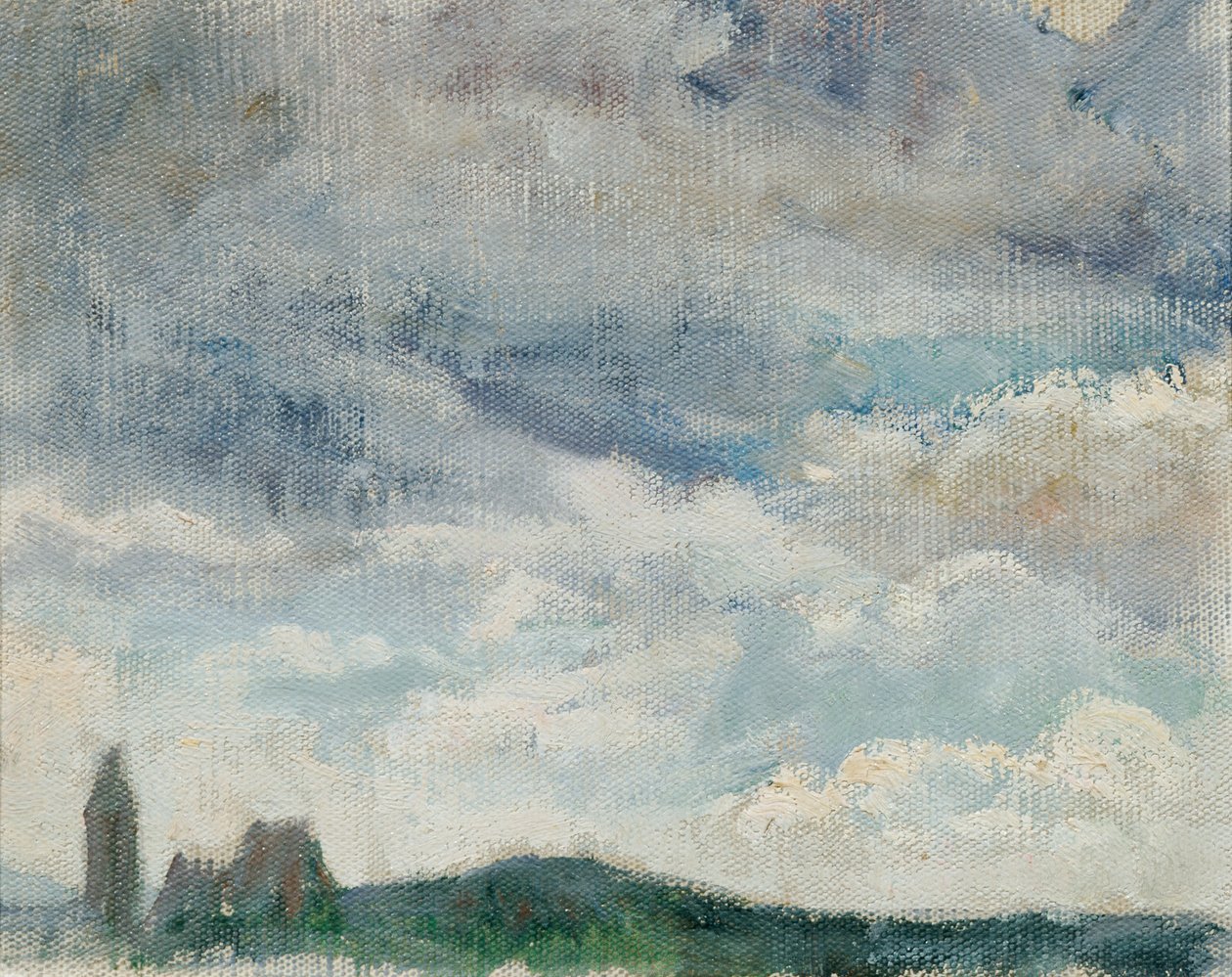 Paysage avec vue sur Perchtoldsdorf - Josef Engelhart