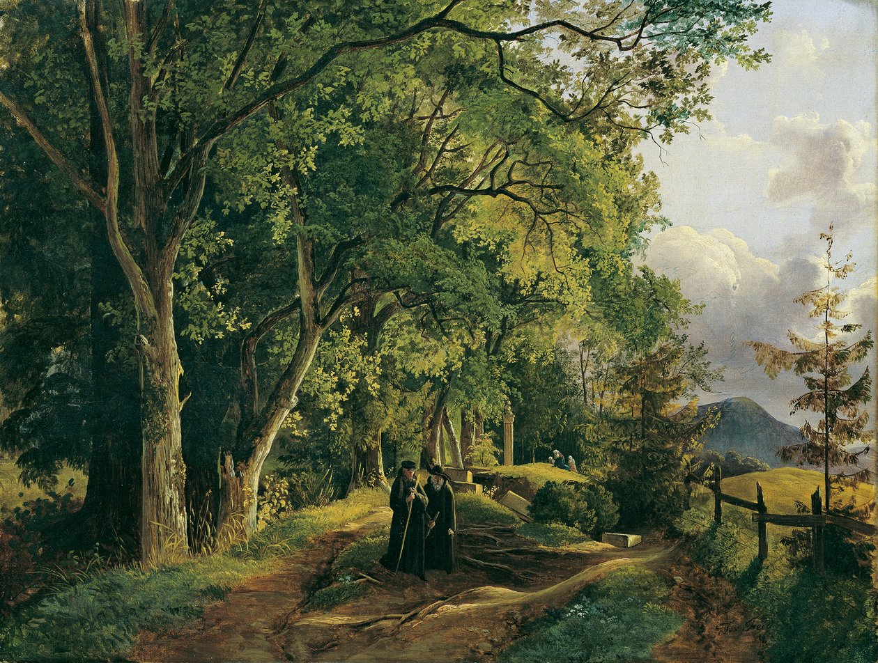 Chemin vers le Mariahilfberg près de Gutenstein - Josef Feid