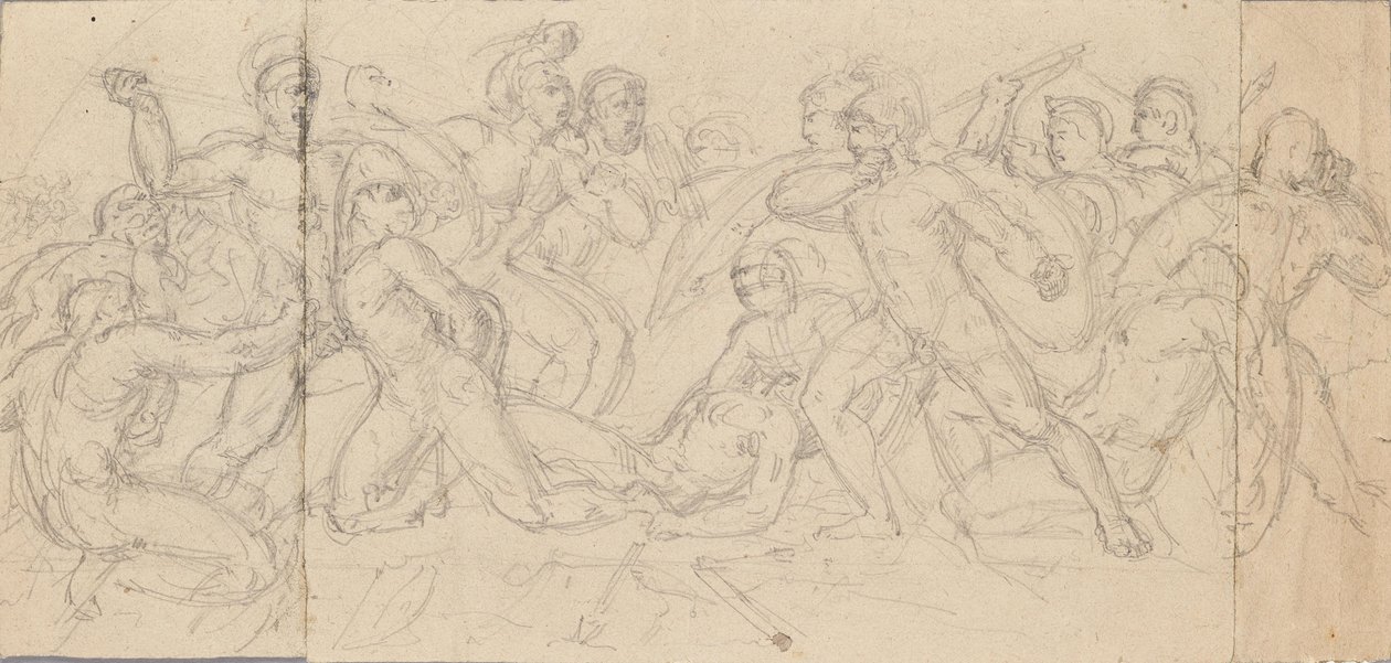 Scène de combat classique - Josef Gisela