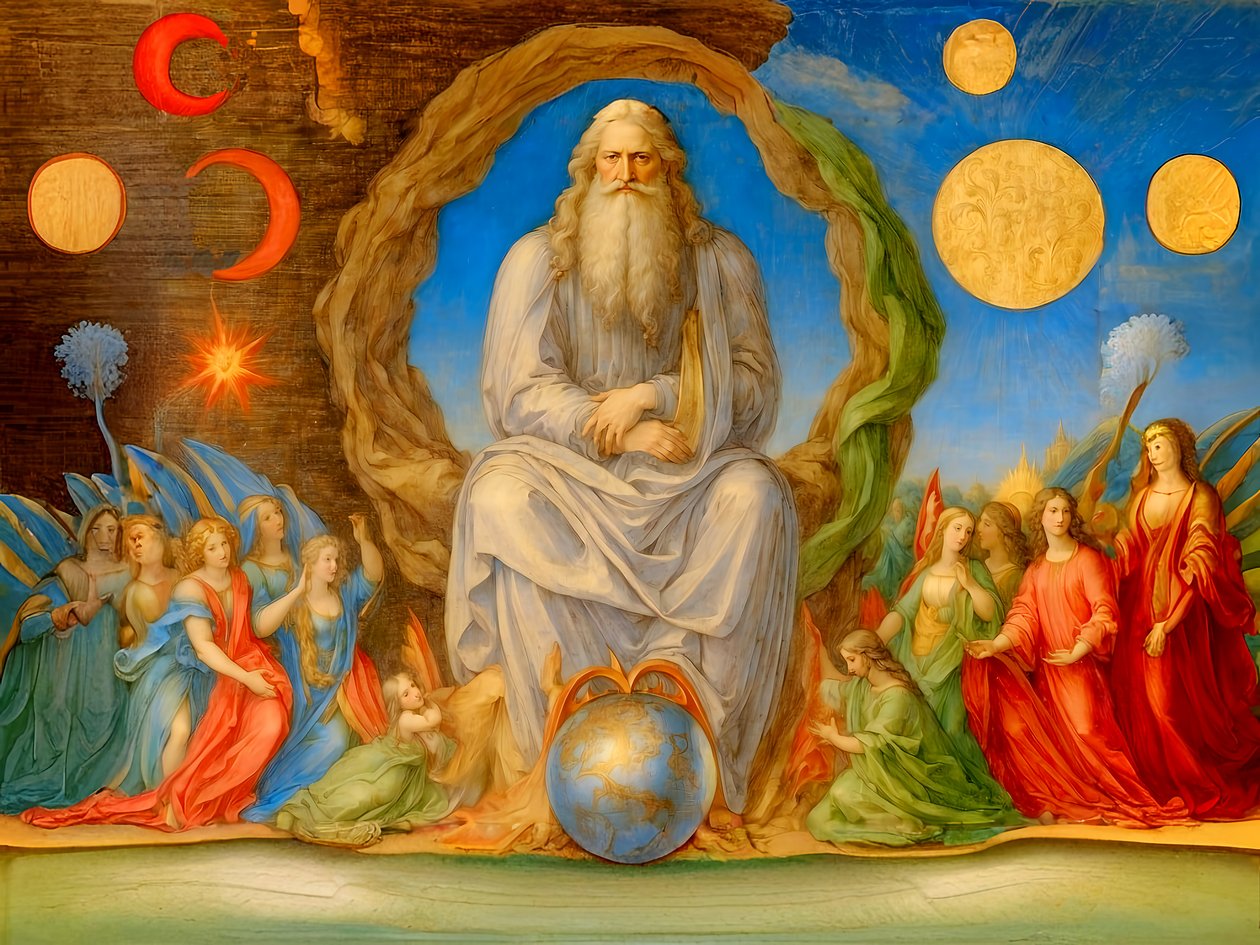 Dieu se repose - Josef Johann Michel