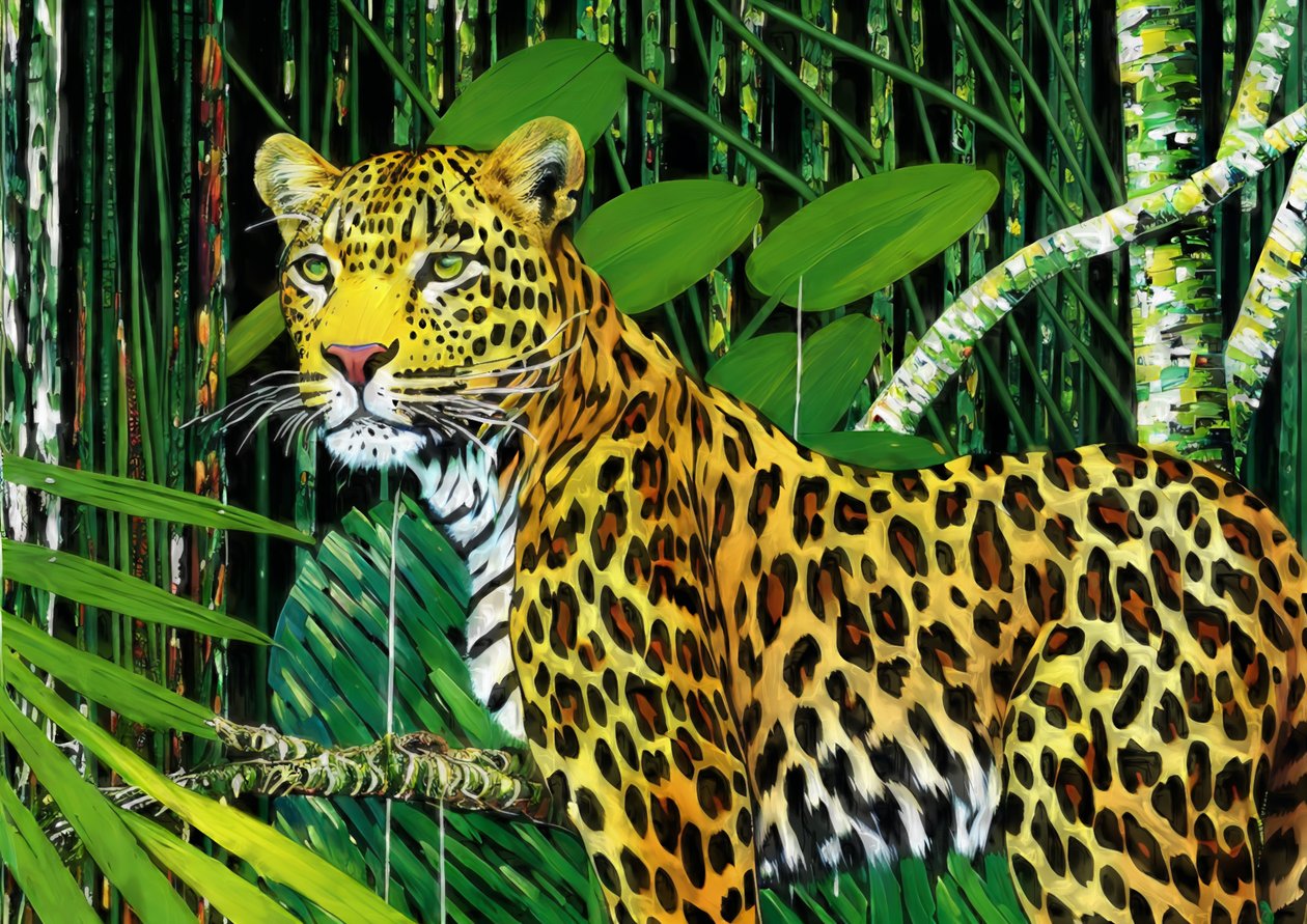 Animaux : Léopard 1 - Josef Johann Michel