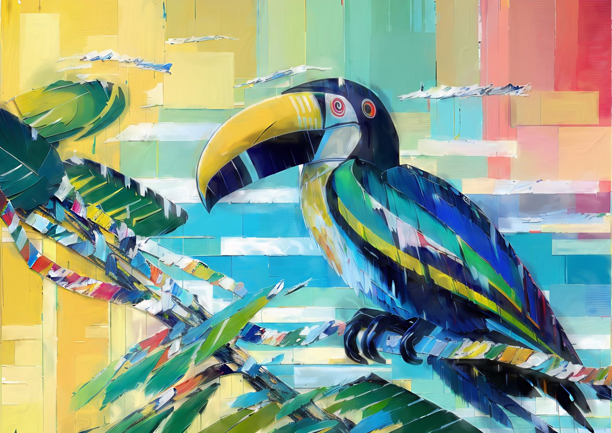 Animaux : toucan 1 - Josef Johann Michel