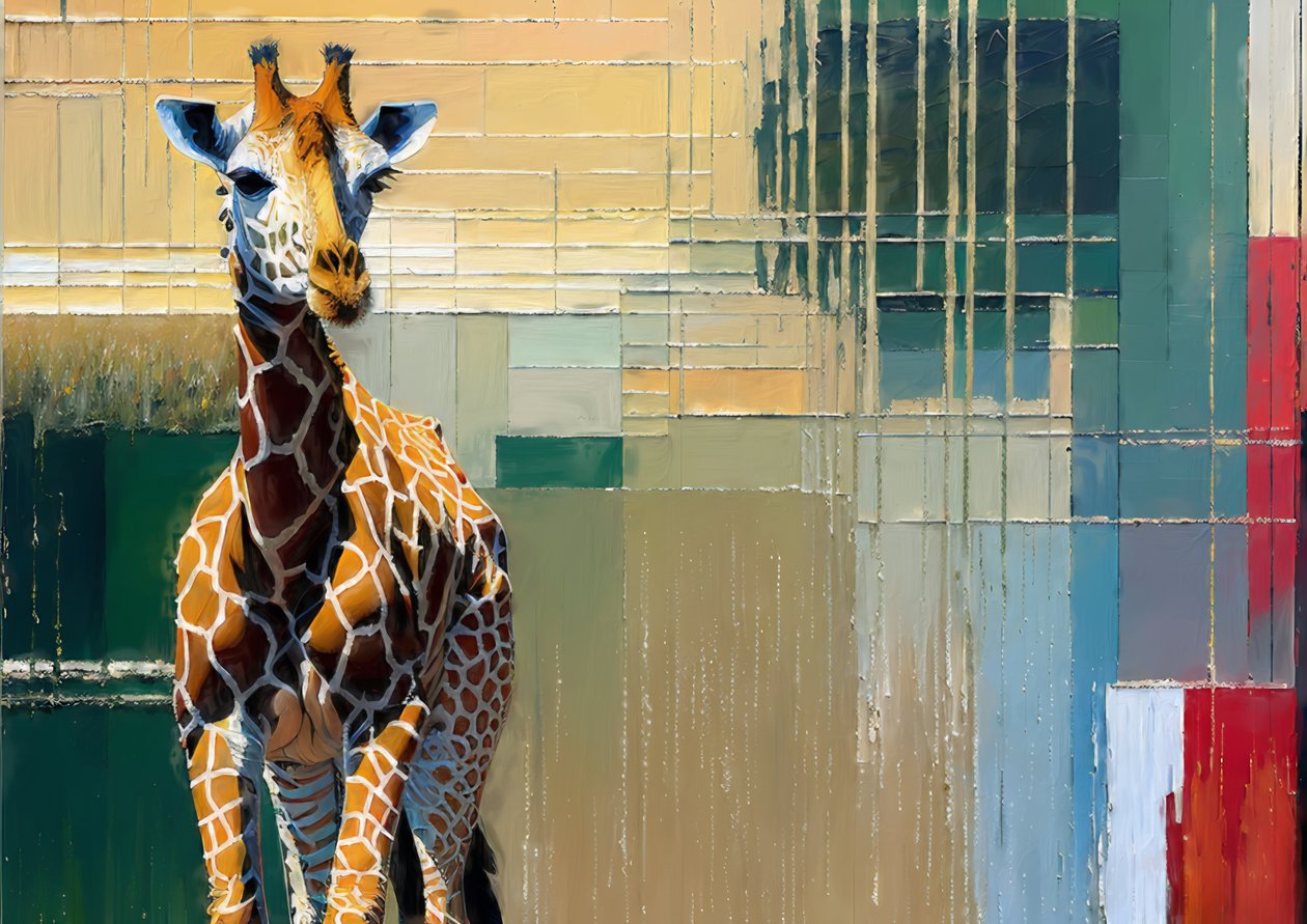 Animaux : girafes 4 - Josef Johann Michel