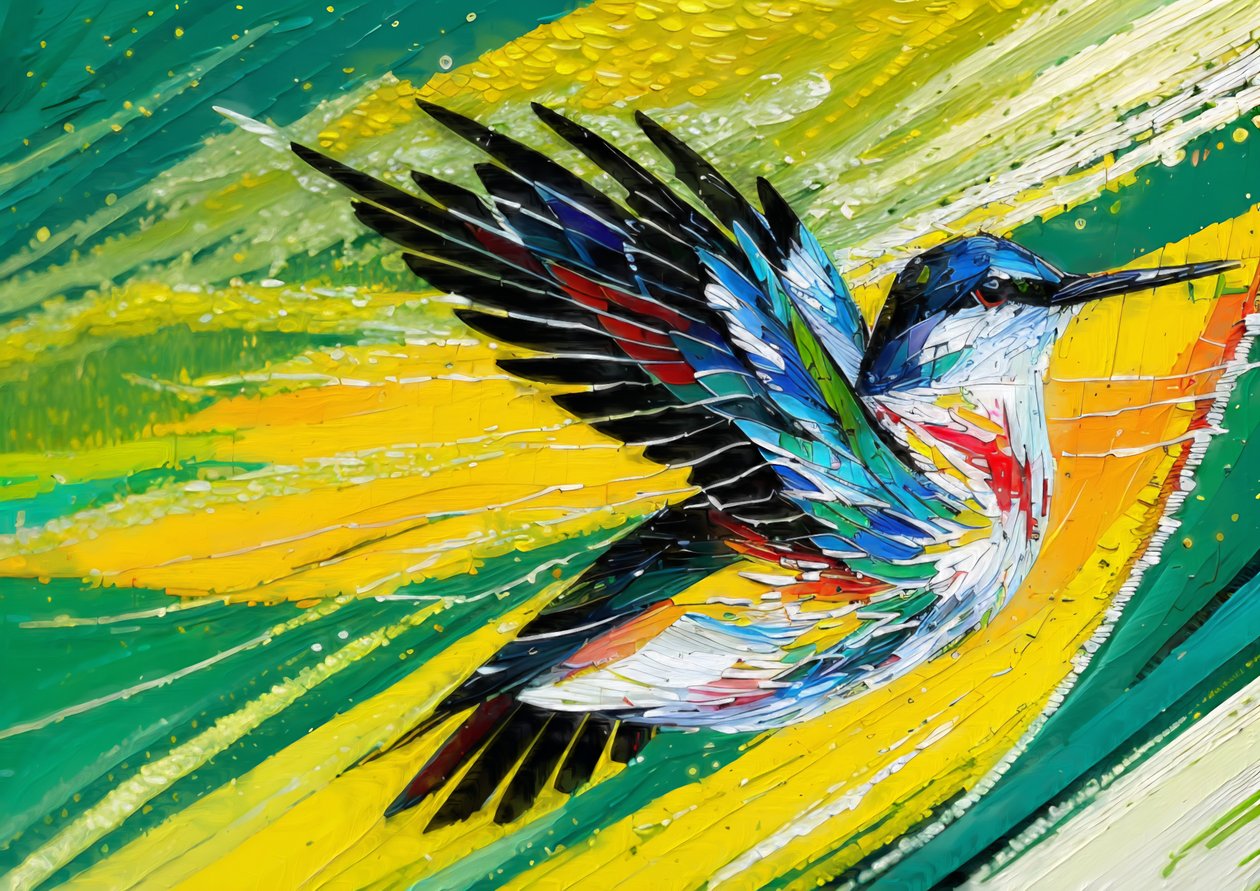 Animaux : Colibri 1 - Josef Johann Michel