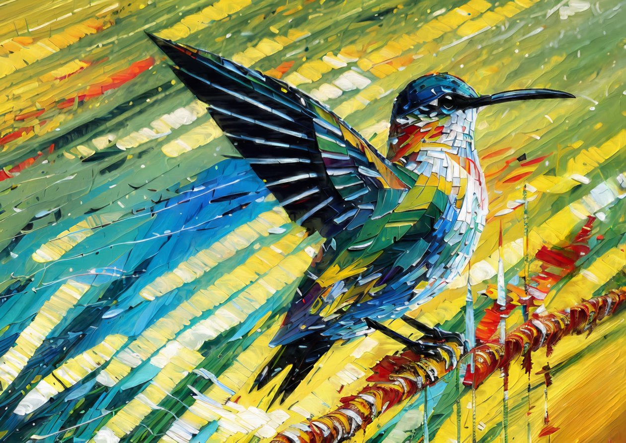 Animaux : Colibri 2 - Josef Johann Michel