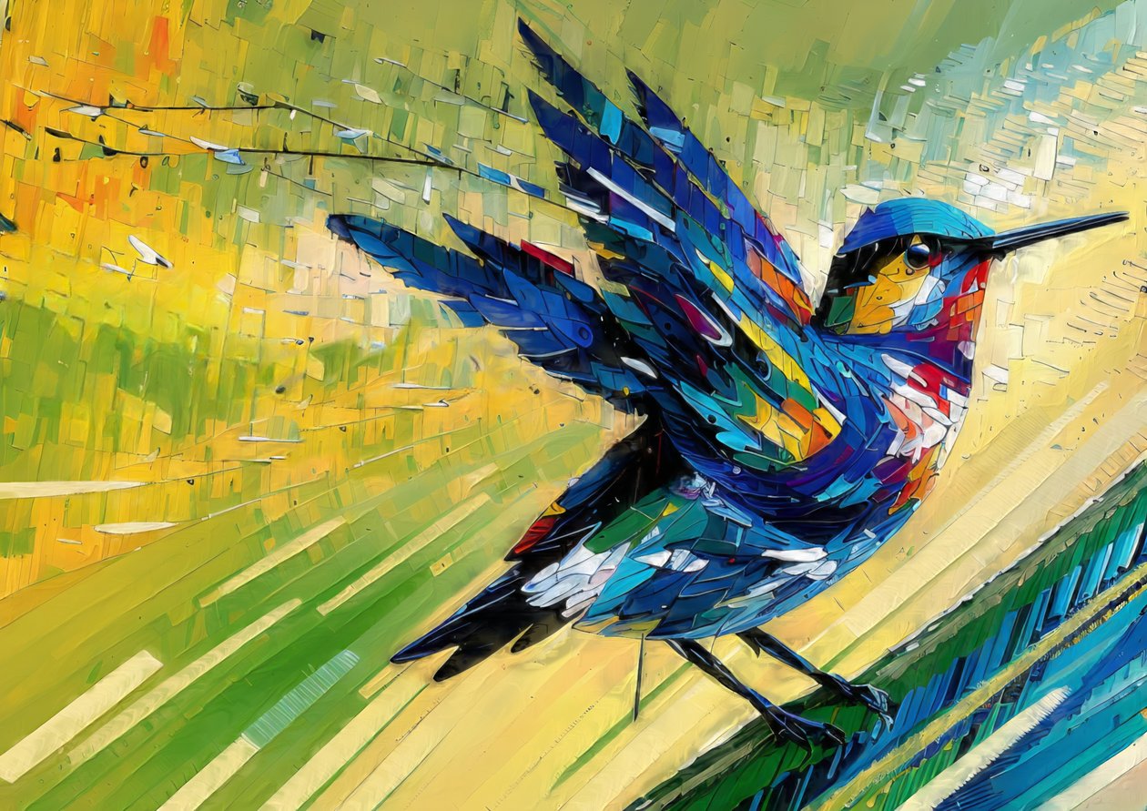 Animaux : colibri 3 - Josef Johann Michel