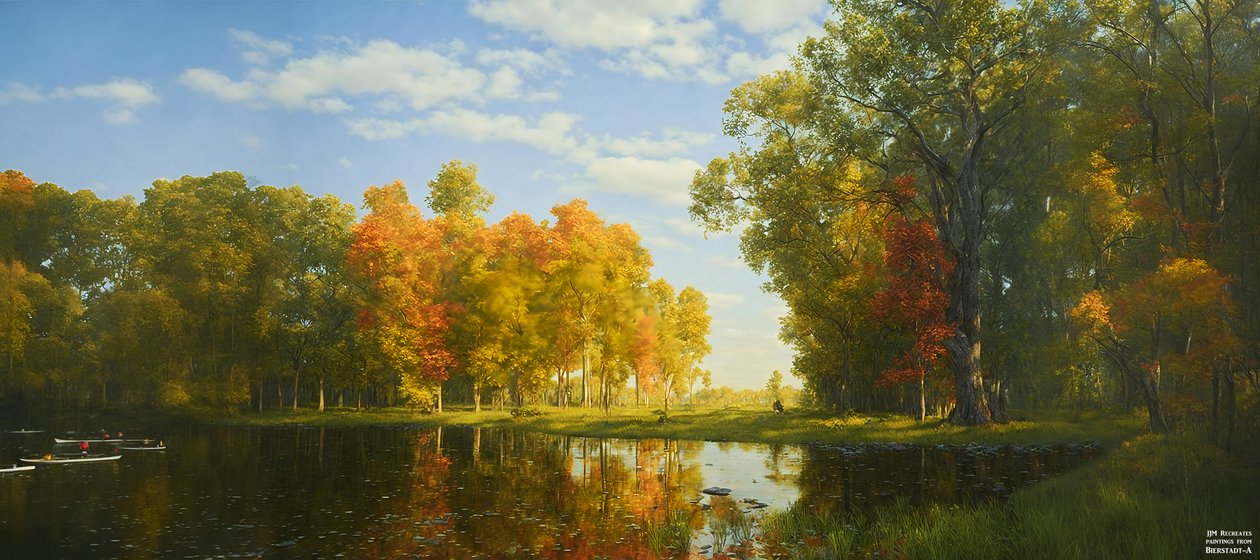 JJM recrée Bierstadt-A: Forêt d