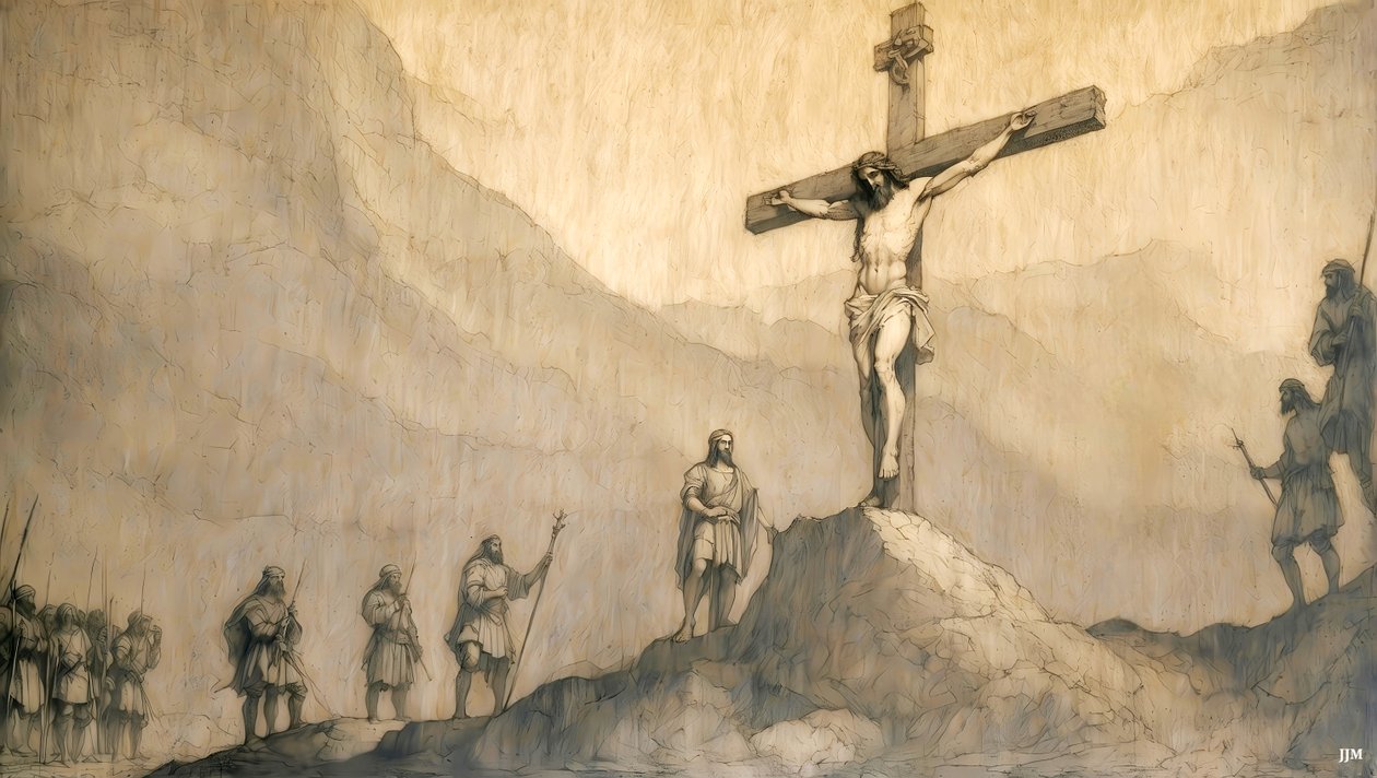 Crucifixion de Jésus - Josef Johann Michel
