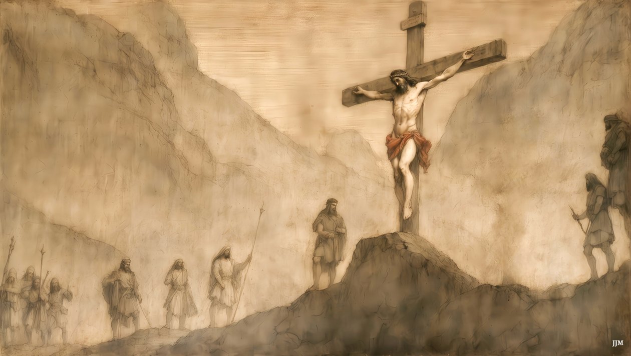 Crucifixion de Jésus - Josef Johann Michel