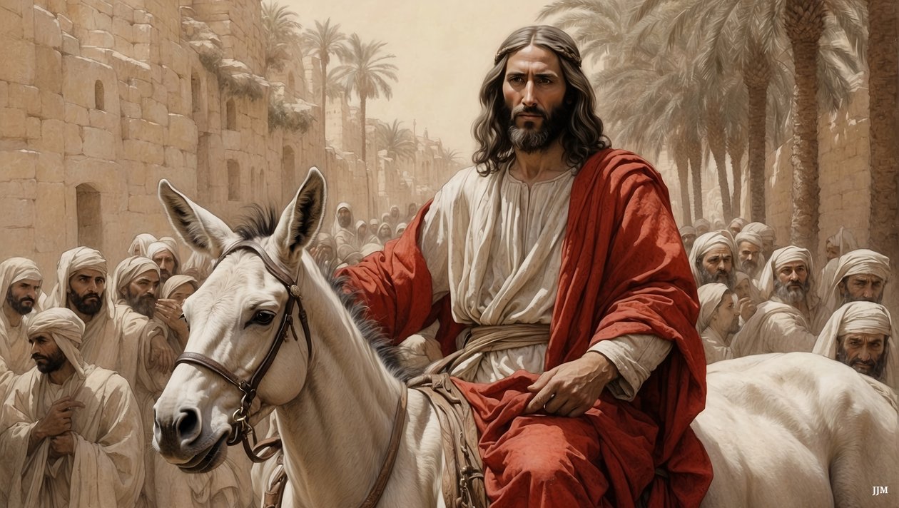 Jésus entre à Jérusalem_01 - Josef Johann Michel