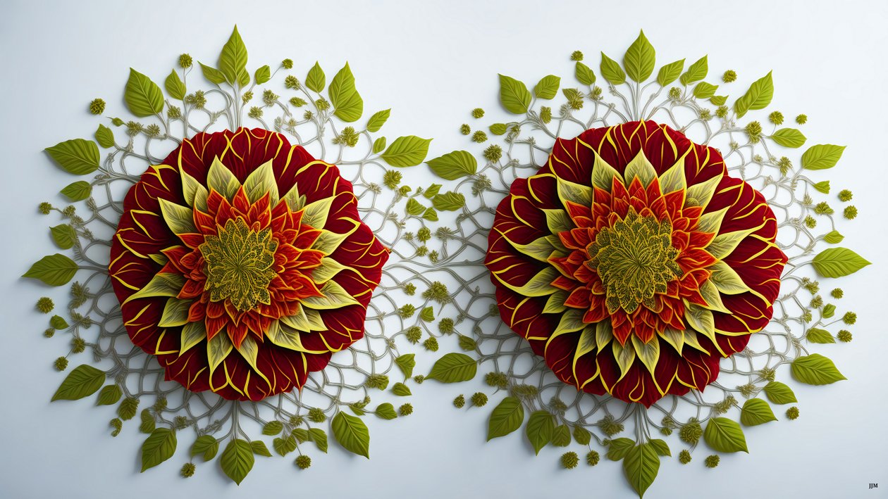 mandala: éléments de fleur d