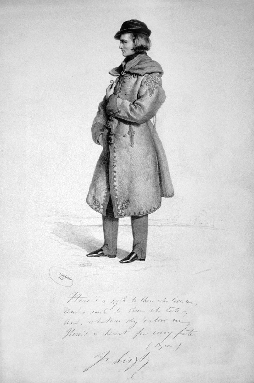 Franz Liszt 1840 - Josef Kriehuber