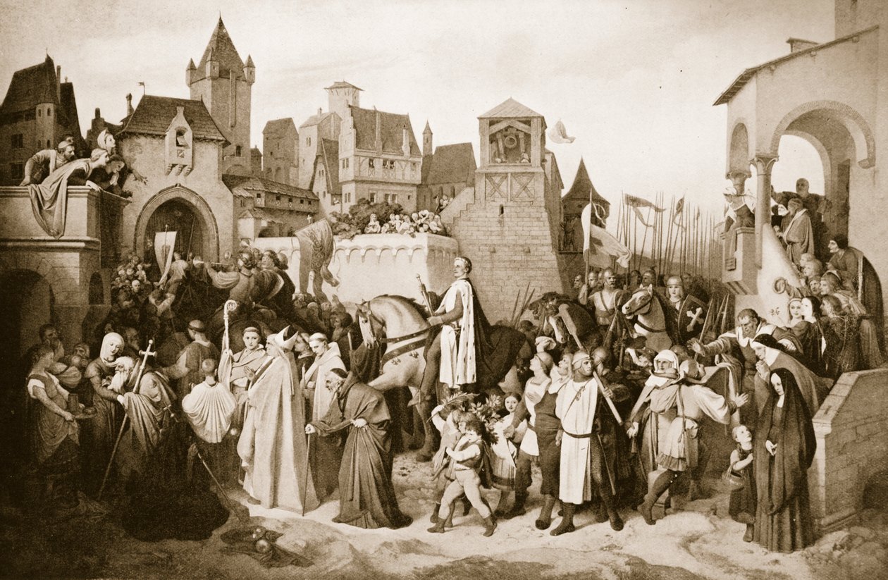 Léopold VI entrant à Vienne, 1219 - Josef Mathias Trenkwald