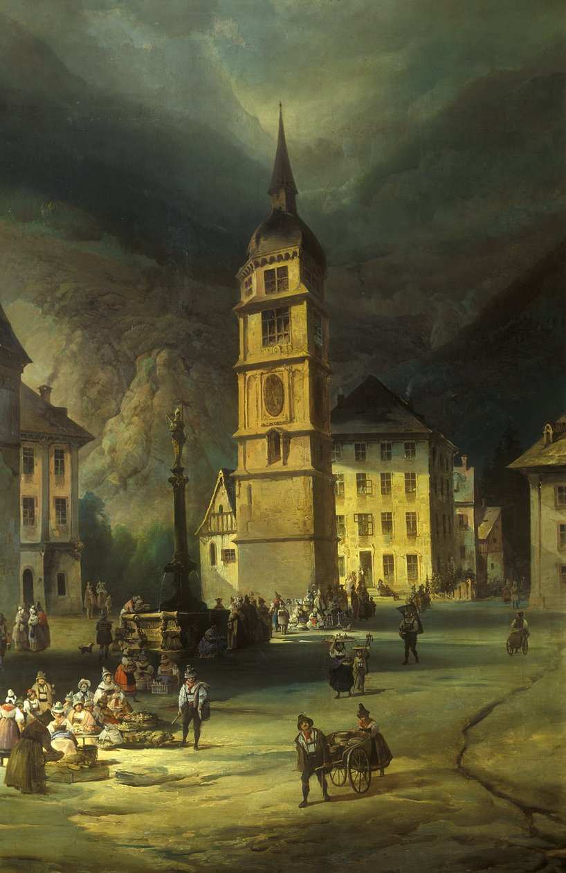 Altdorf au lac de Lucerne - Josef Matěj Navrátil