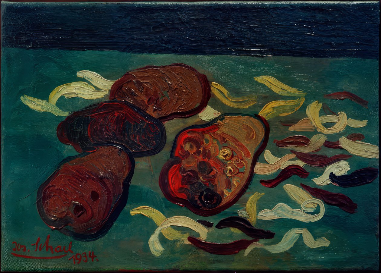 Nature morte aux pommes de terre - Josef Scharl