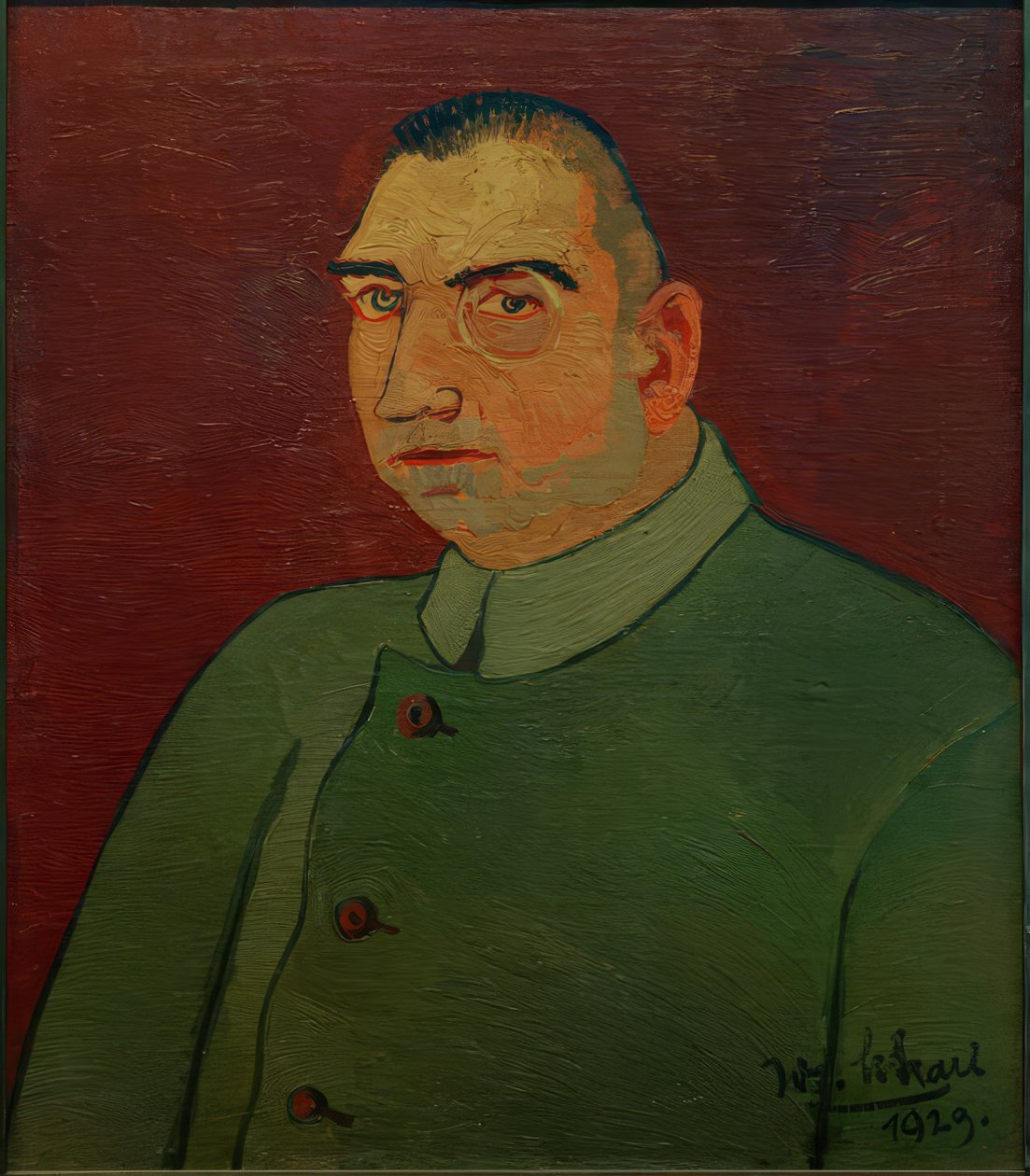 Le monocle - Josef Scharl