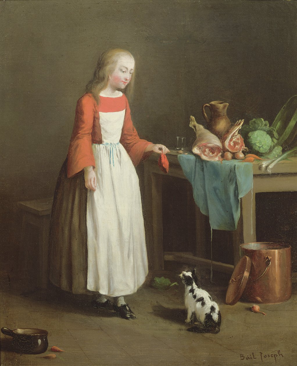 La servante de cuisine - Joseph Bail