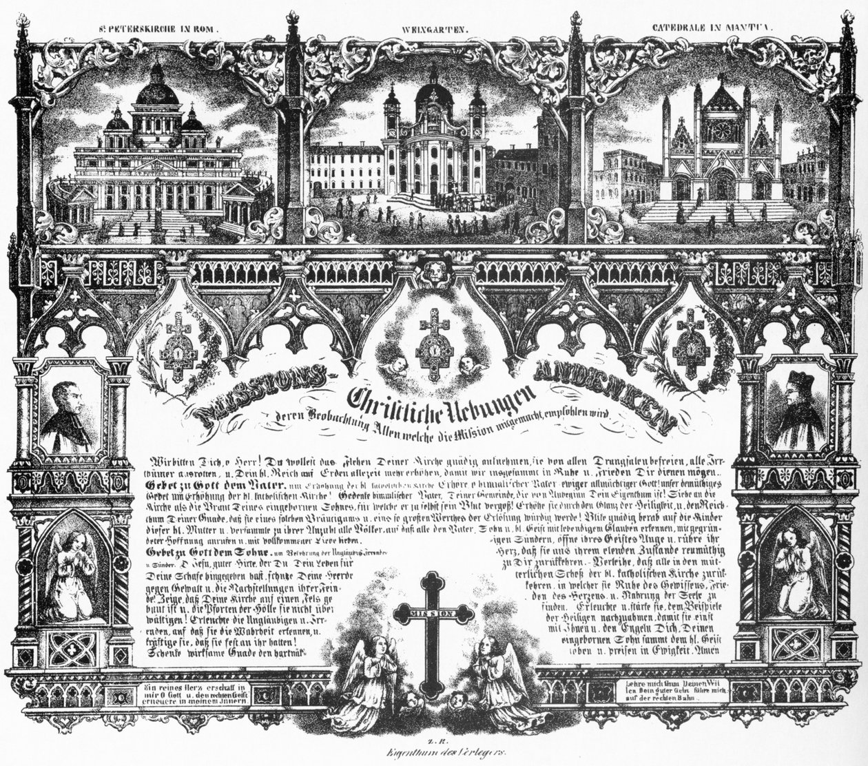 Exercices chrétiens, souvenir de mission, 1852 - Joseph Bayer