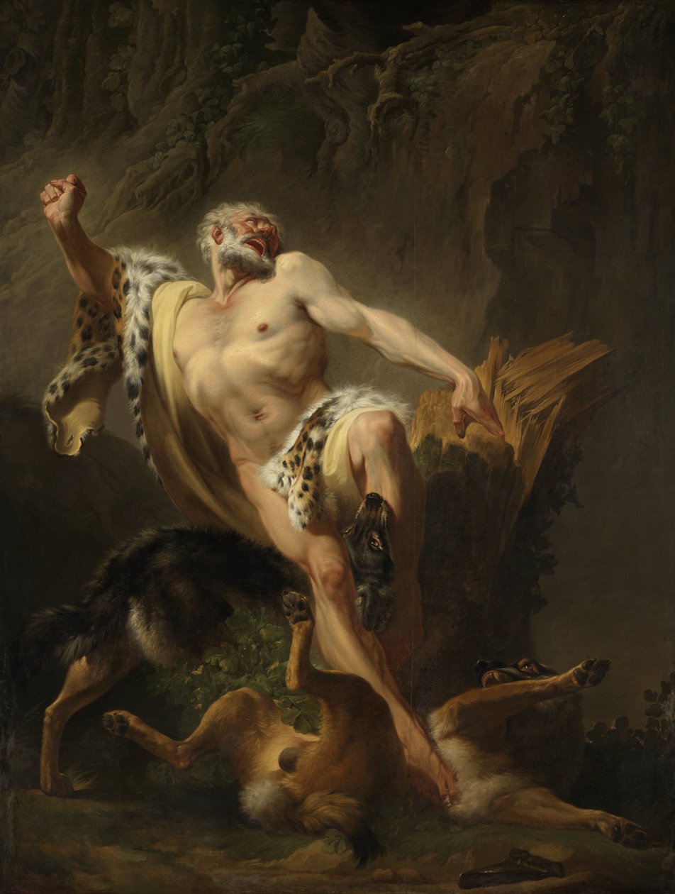 Milon de Crotone - Joseph Benoît Suvée