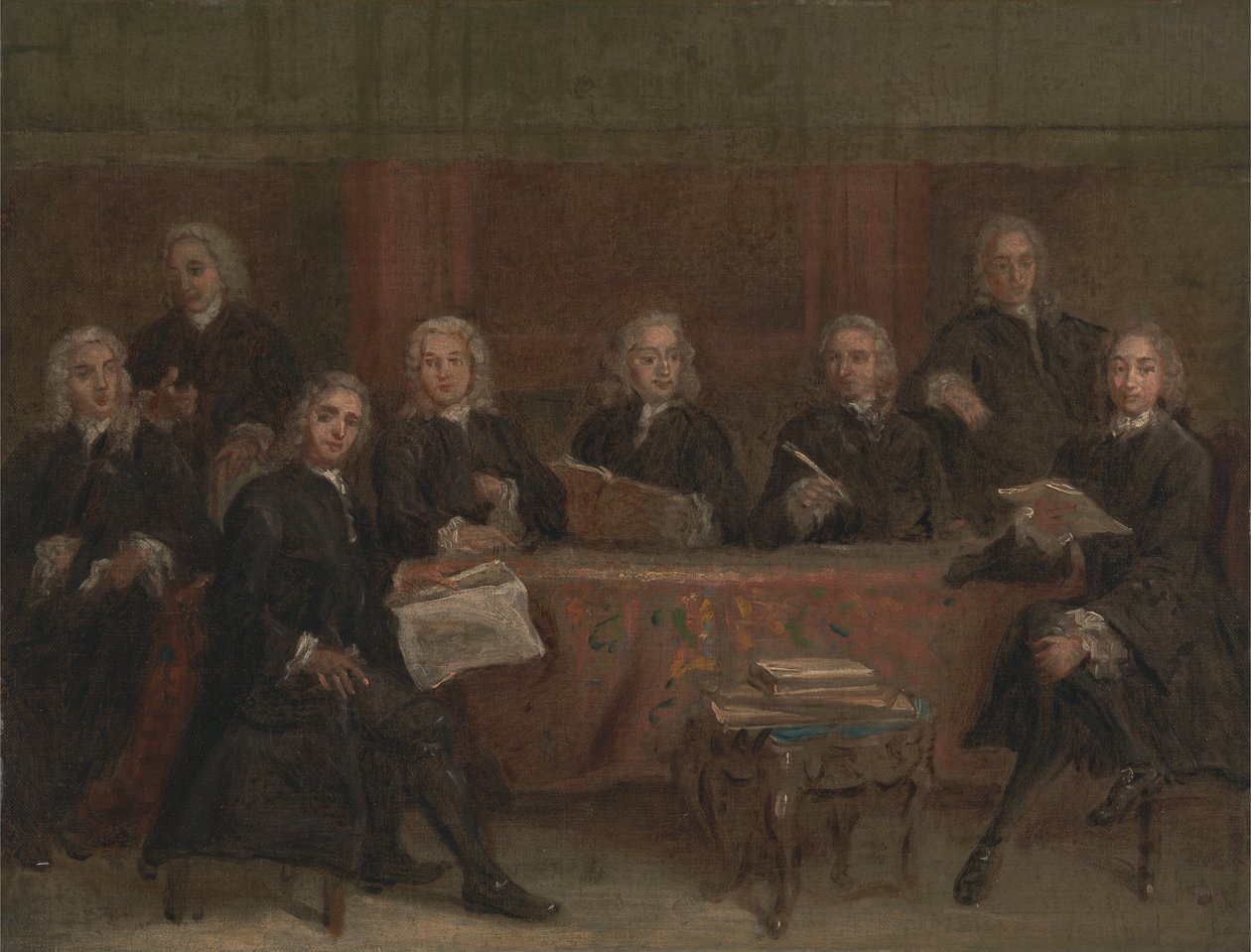 Étude pour un portrait de groupe - Joseph Highmore