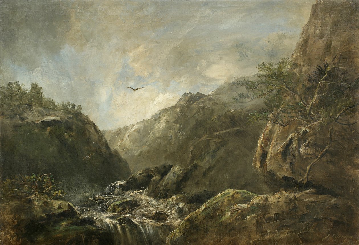 Le canyon, 1898 - Joseph Jefferson
