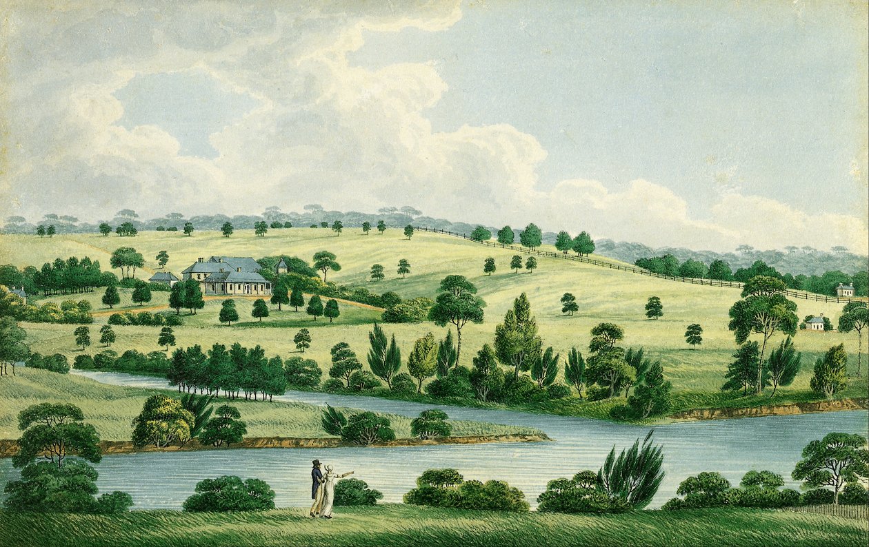 Résidence de John Macarthur Esq près de Parramatta N.S.W. - Joseph Lycett